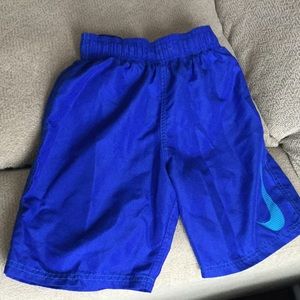 Boys Nike Swim shorts worn 2x sz Small 8-9 yrs